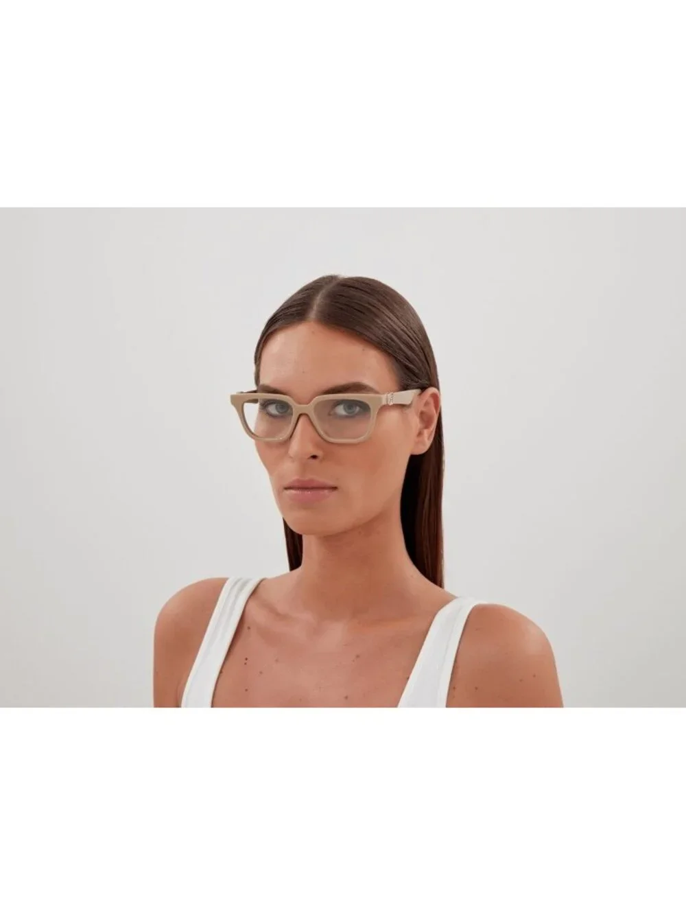 Gucci GG1536O 008 Square Eyeglasses - Lilac 53mm